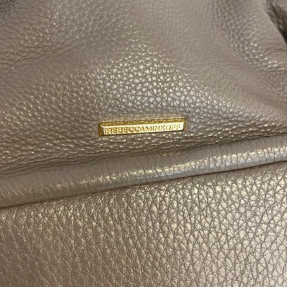 REBECCA MINKOFF FRINGE TRIM LEATHER BACKPACK - Picture 7 of 12